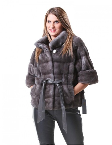 Pelliccia giacca visone donna - pelliccia,