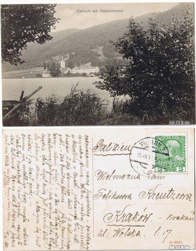 Ansichtskarte ossiach panorama - ansichtskarte,