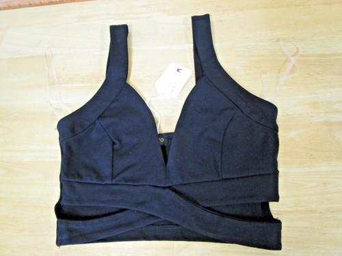 Top solemio nero - solemio, crop