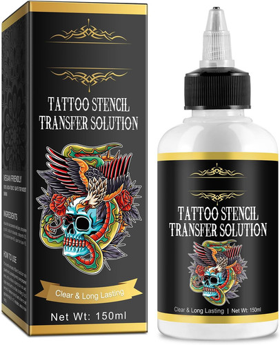 Tattoo stencil transfer gel - stencil,