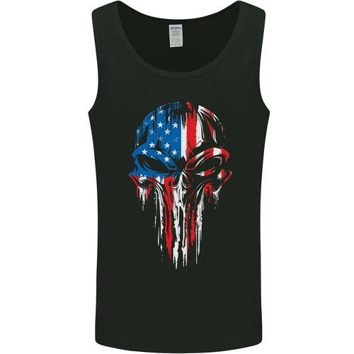 Bandiera usa teschio palestra - usa,