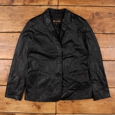 Giacca pelle Wilda vintage L