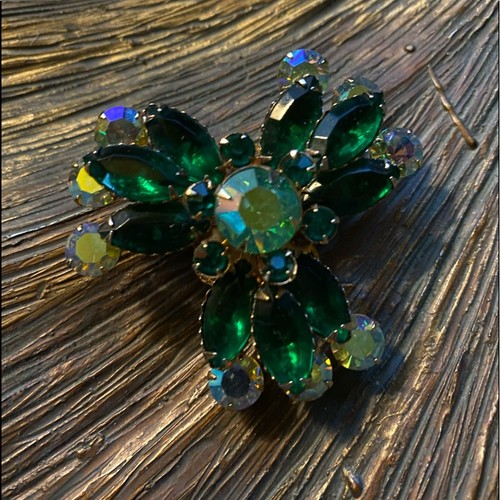 Spilla vintage con strass
