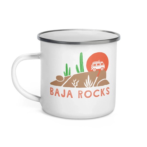Tazza smaltata baja - tazza,