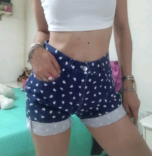 Shorts jeans donna denim - shorts, onyx