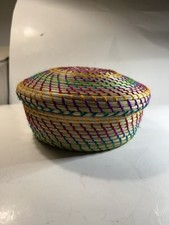 Cesto Vintage Tessuto a Mano