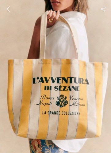 Sezane shopping tote - sezane, bag