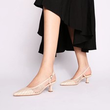 SLINGBACK TOSCA BLU BEIGE