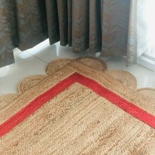 Tappeto in iuta naturale fatto