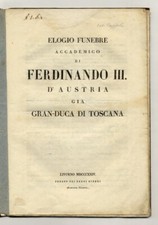 Elogio funebre accademico di