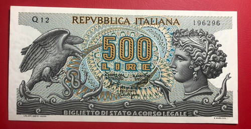 Repubblica italiana 500 - , lire