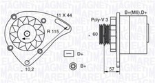 Magneti marelli 063321173010 - magneti,