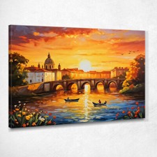 Quadro Moderno Città Astratto