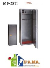 ARMADIO PORTAFUCILI FUCILIERA UTILIA DA 3 A 10 POSTI CON TESORETTO INTERNO 