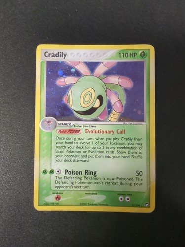 Cradily 108 holo - 7/108,