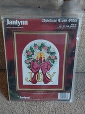 Janlynn Kit Punto Croce Gioia al Wo - Decorazione Natalizia #023-0522 Nuovo 2007