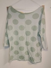 Blusa Donna Verde a Pois –