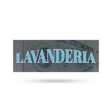 Decalcomania vinile lavanderia - vinile,