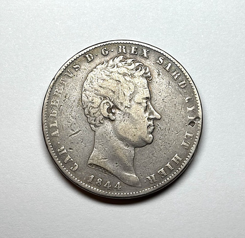 1844 italy ar 5 - (sardinia),