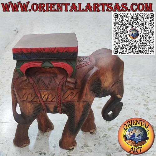 Scultura elefante indiano con