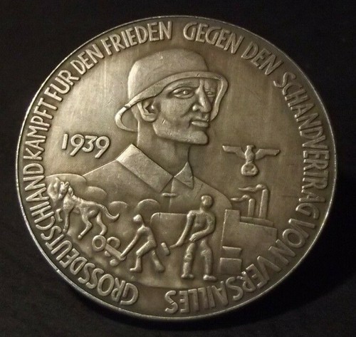 1939 german medal medaglia - 1939,