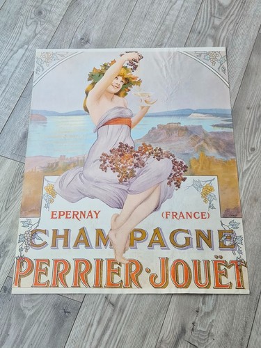 Affiche originale champagne - affiche,