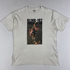 T-shirt vintage 2001 Blink 182 MARK PUNK JUMP tour concerto taglia grande rara Y2K