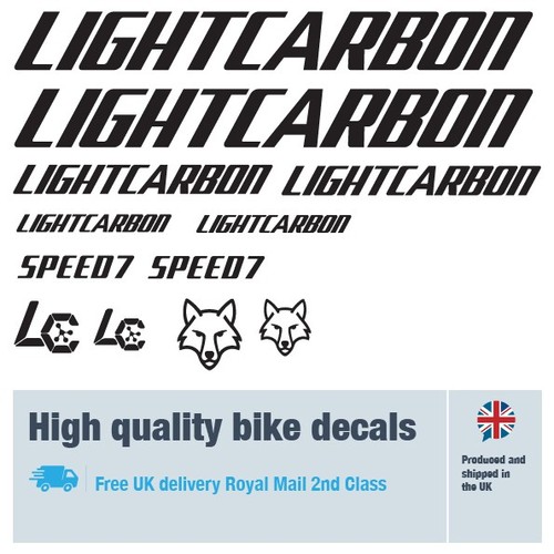 Decalcomanie bici light carbon - bici,