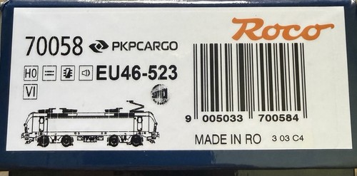 Roco eu46 523 pkp cargo - eu46-523,