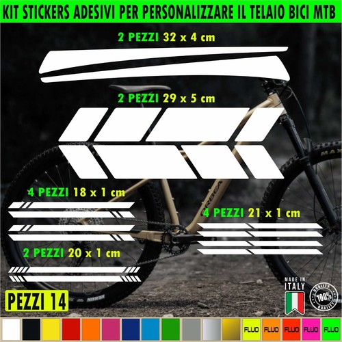 Kit adesivi telaio bici - adesivi,