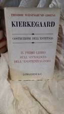 Theodor W. Adorno, Kierkegaard. Costruzione dell'estetico, Longanesi 1962  