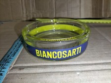 Posacenere in Vetro Pubblicitario Da Collezione Liquore Aperitivo Biancosarti