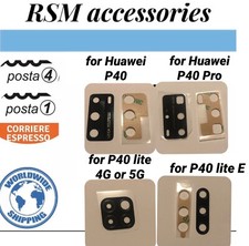 Huawei P40 Pro lite E 5G Camera Lens Lente Vetrino Cristal verre lentille vitre