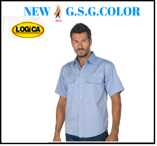 Camicia uomo chambray a - camicia,