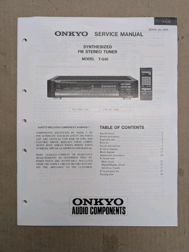 Onkyo sintonizzatore stereo - sintonizzatore, fm