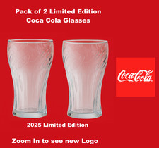 2 X Coca Cola Glass 2025 New