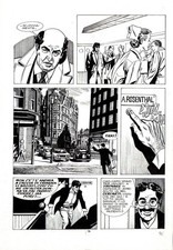 GIAN LUIGI COPPOLA - Tavola originale Dylan Dog n. 83  "Doktor Terror " p.76