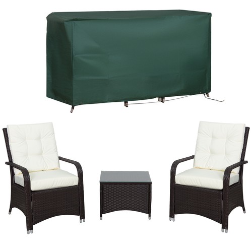Outsunny set sedia - outsunny, rattan