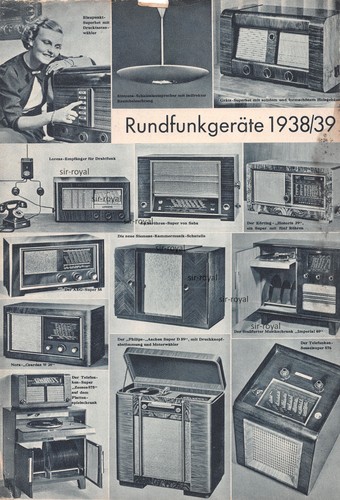 Apparecchi radiofonici 1938 - , /