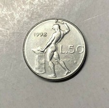 ITALIA REPUBBLICA 50 LIRE 1992