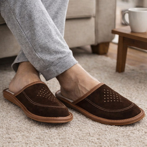 Pantofole uomo vera - in,