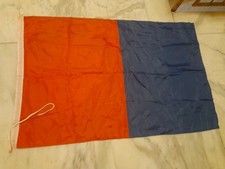 BANDIERA FLAG VINTAGE CALCIO ROSSOBLU' GENOA BOLOGNA CAGLIARI. RESISTENTE