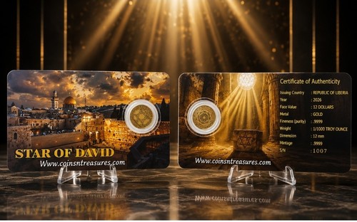 Carta moneta star - moneta, david