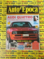 Rivista AUTO D'EPOCA anno XXII n.4 aprile 2005 FIAT 509 - AUDI QUATTRO (AM6)