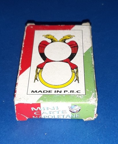 Mini carte gioco cm - carte, da