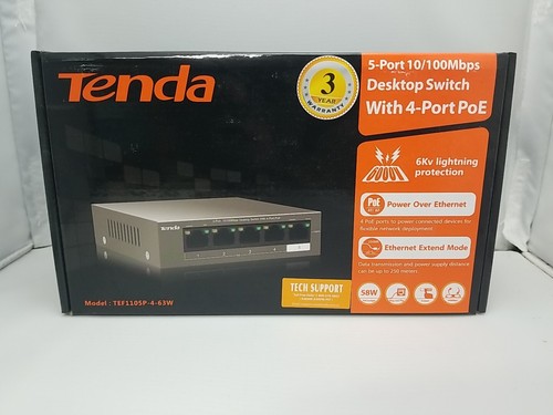 Tenda tef1105p 63w switch - tenda,