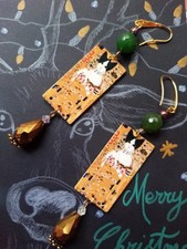 orecchini tipo KLIMT gatti