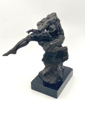 SCULTURA BRONZO BASAMENTO