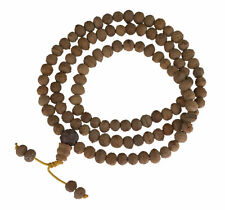 Mala Tibetano Semi Raktu Rosario Collana Buddista Antico Nepal #2613