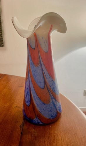 Vaso moretti vintage murano - vaso,